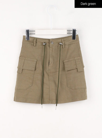a-line-string-mini-cargo-skirt-in302