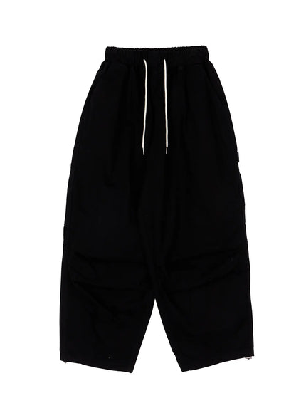 relaxed-fit-baggy-carpenter-pants-ca501 / Black