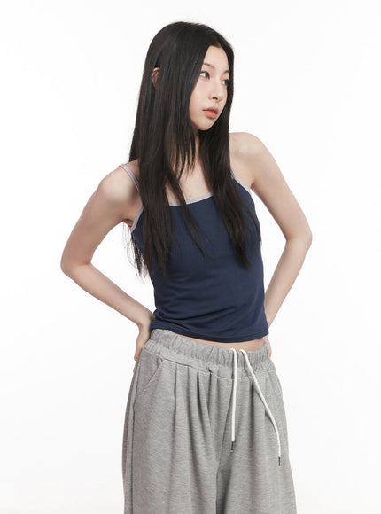 two-tone-cami-top-cm517 / Dark blue