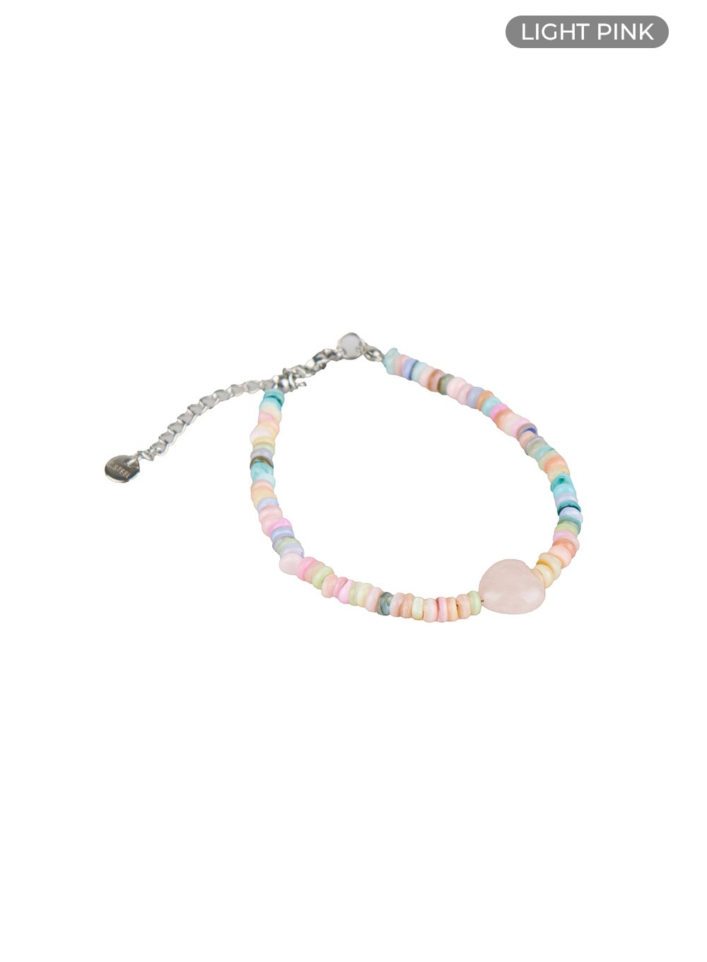 beaded-bliss-bracelet-ou418 / Light pink
