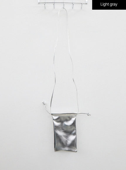 Square Faux Leather Mini Bag BF323