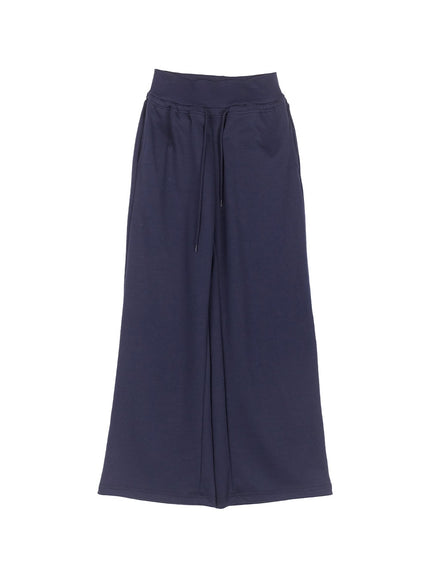 Chic High-Waisted Wide-Leg Sweatpants CF518