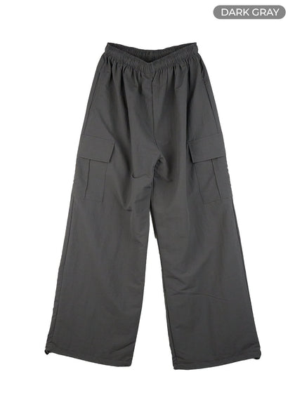 mens-cargo-nylon-pants-cl429 / Dark gray
