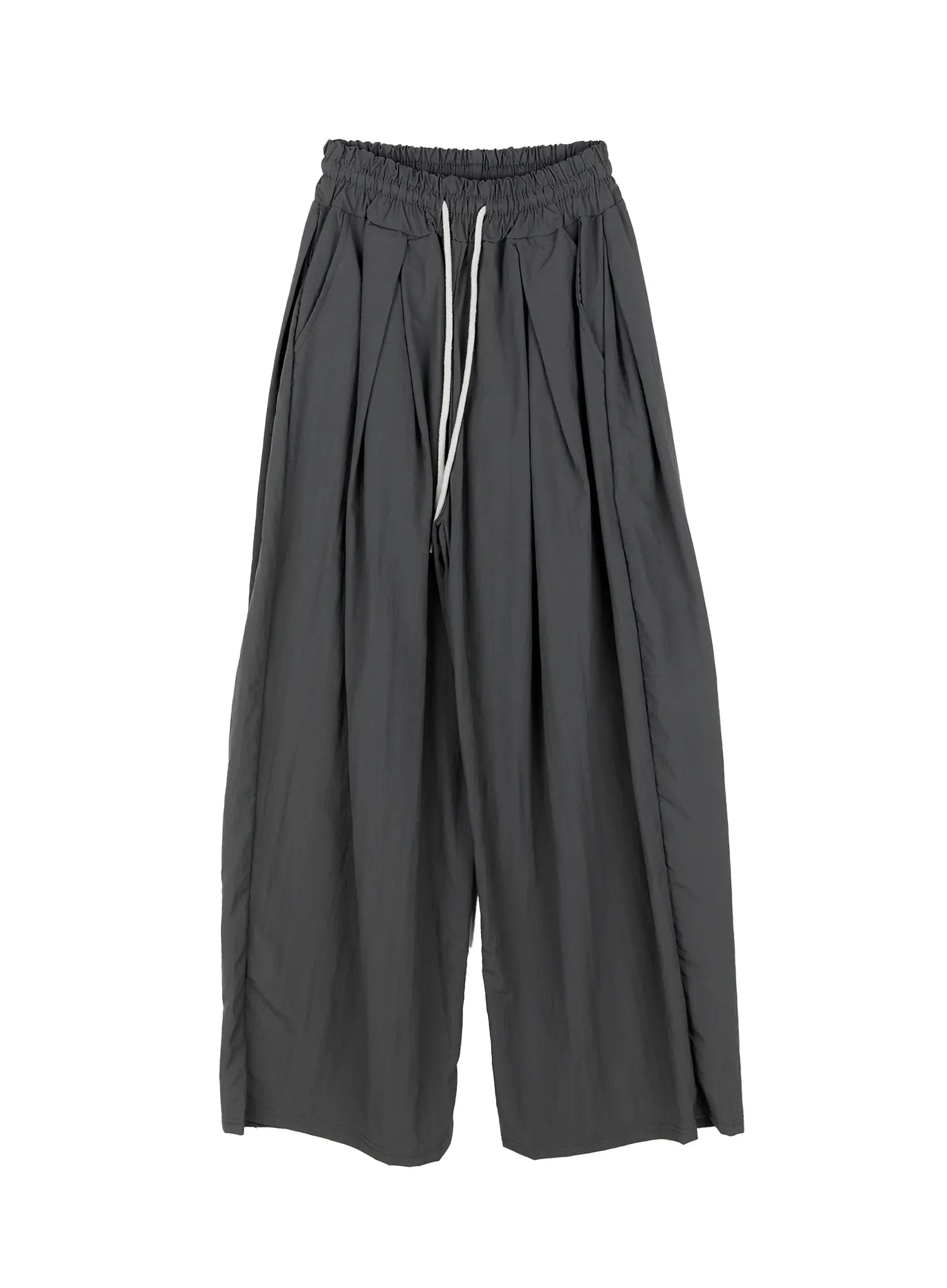 oversized-wide-leg-track-pants-cg501 / Dark green