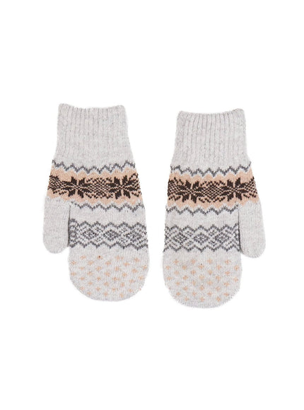 nordic-mittens-on408 / gray