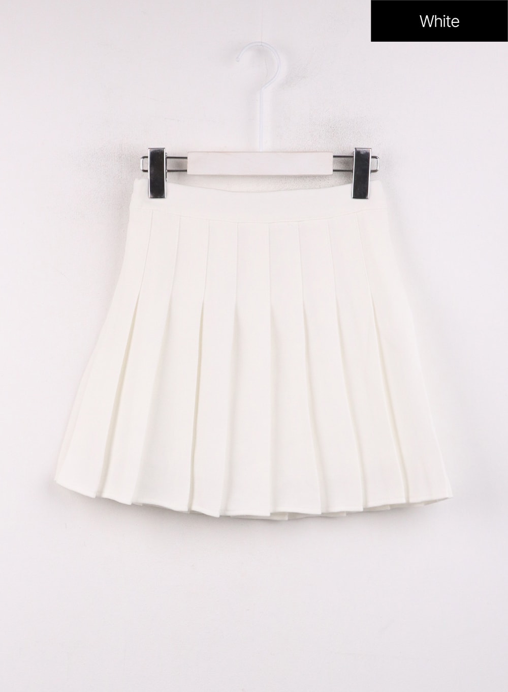 Gray Preppy Slim Fit Short Skirt For Women Half A Line Pleated