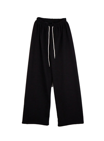 comfywide-cotton-sweatpants-cd410 / Black