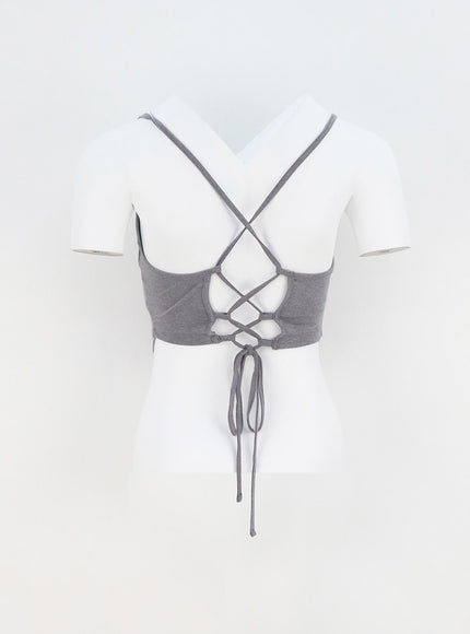 Back Lace-Up Top CA321