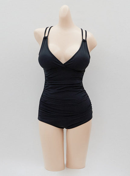 Double Banded One-Piece Swimsuit IJ13