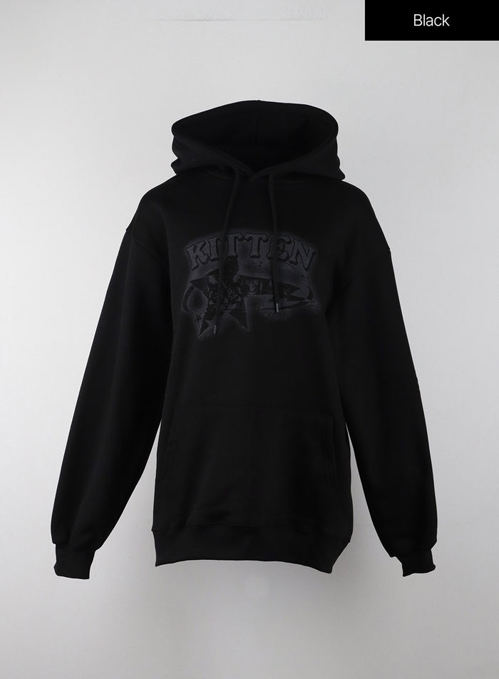 graphic-oversized-hoodie-sweatshirt-ij403 / Black