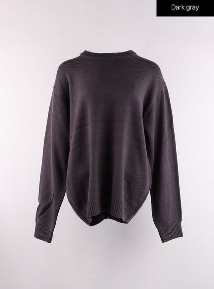 cozy-oversized-unisex-sweatshirt-cf401 / Dark gray