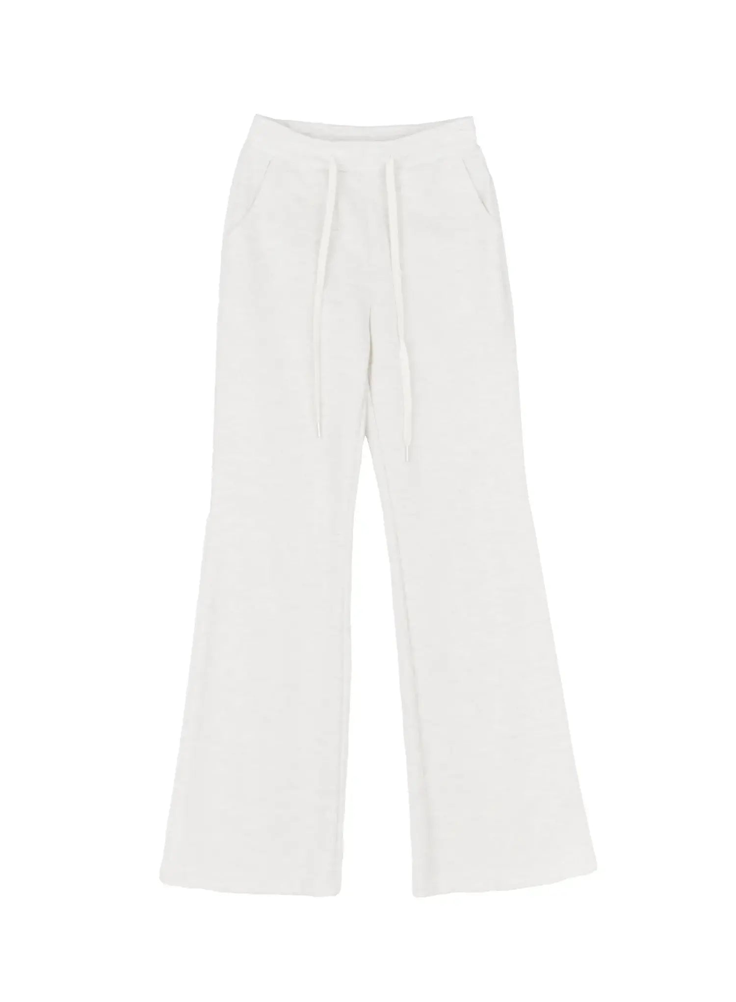 embroidered-flare-track-pants-cl525 / Light beige