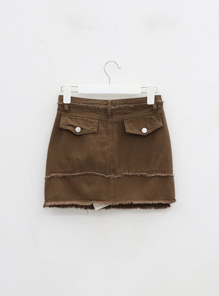 Ripped Ends Mini Skirt BD23