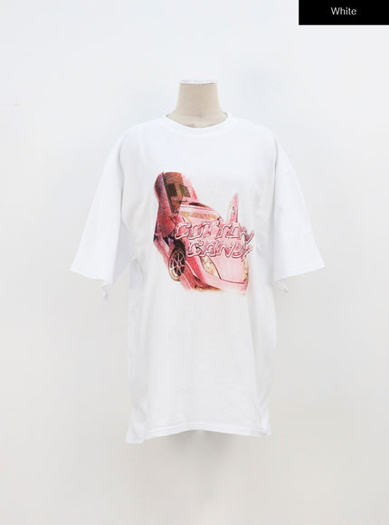 Oversized Graphic Tee BA327