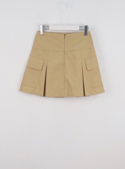 double-pocket-pleated-mini-skirt-ig312