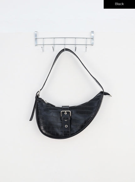 Faux Leather Shoulder Bag BA325