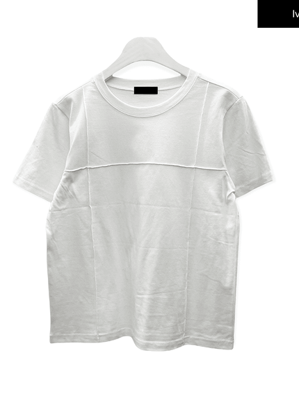 Short Sleeve T Shirt with Trim Detail CM3