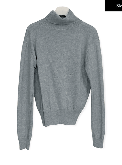 Turtleneck Knit Pullover