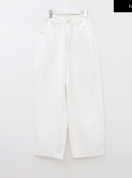 Wide Leg Cotton Pants CA05