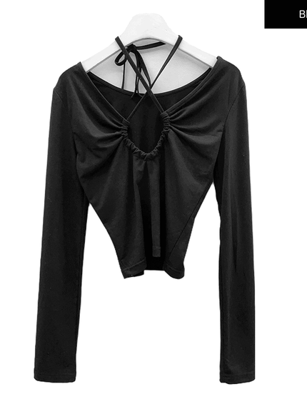 Halter neck Cropped Top C2001