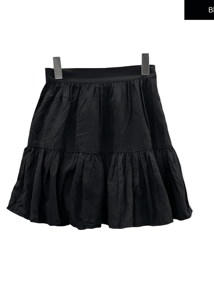 Tiered Mini Skirt J19