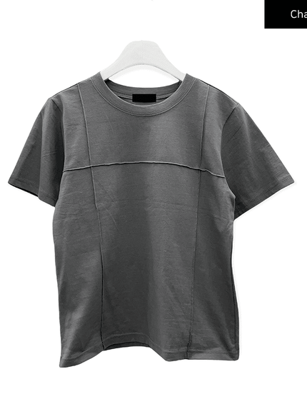 Short Sleeve T Shirt with Trim Detail CM3