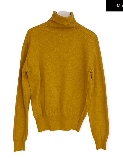 Turtleneck Knit Pullover