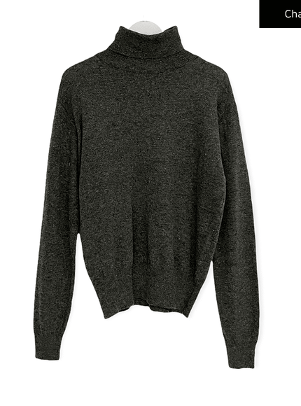 Turtleneck Knit Pullover