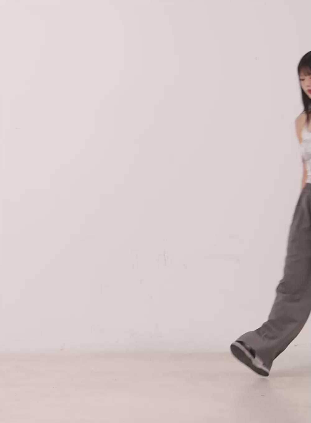 Wide-Fit Pintuck Nylon Trousers CY512