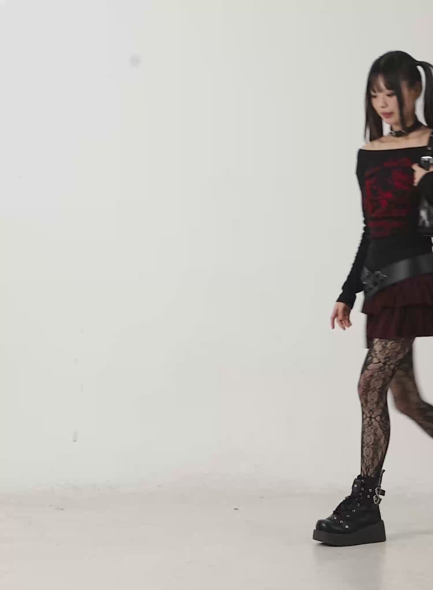 Striped Mini Skirt CD519