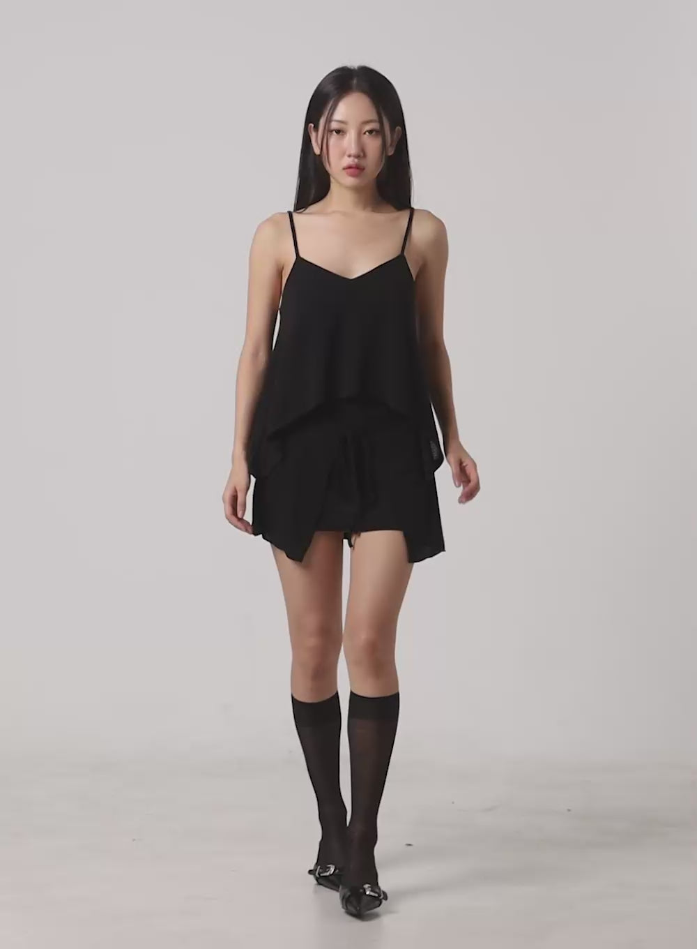 Wrap & Tie Mini Skirt Set CL418