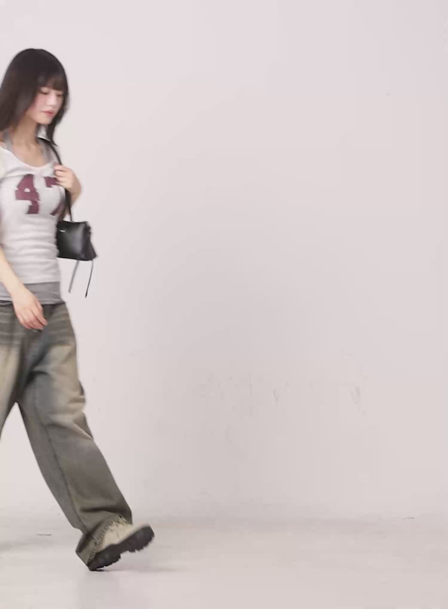 Yeonsoo Vintage-Wash Wide-Leg Jeans CG507