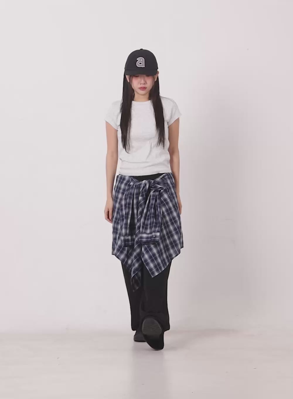 Pintuck Wide-Leg Sweatpants IU509