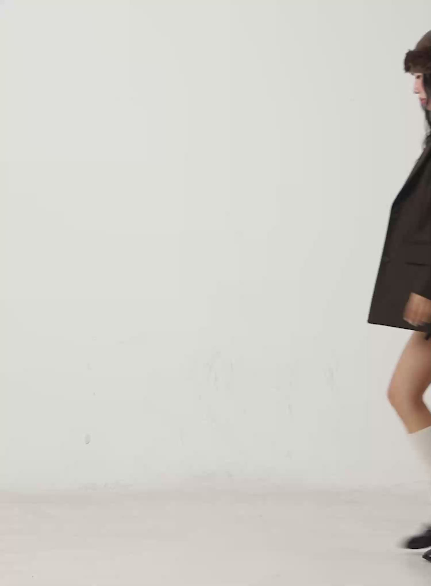 Plaid Ring Belt Mini Skirt CN514