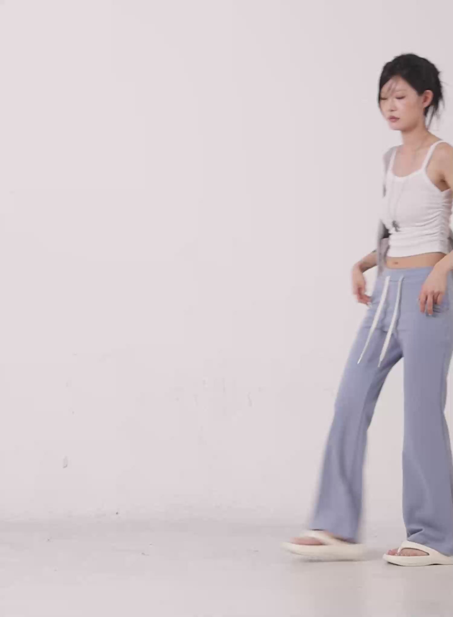 Embroidered Flare Track Pants CL525