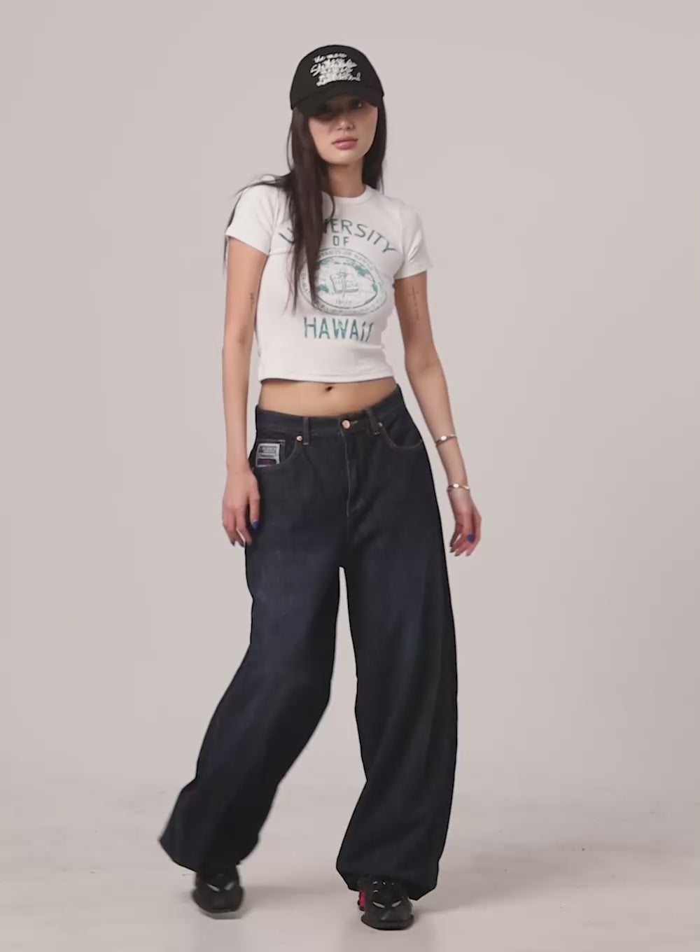 Wide Fit Baggy Jeans CY423