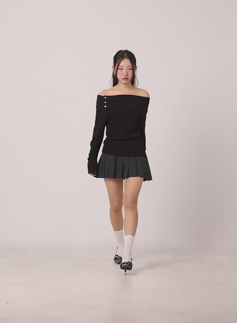 Classic Pleated Mini Skort IF510