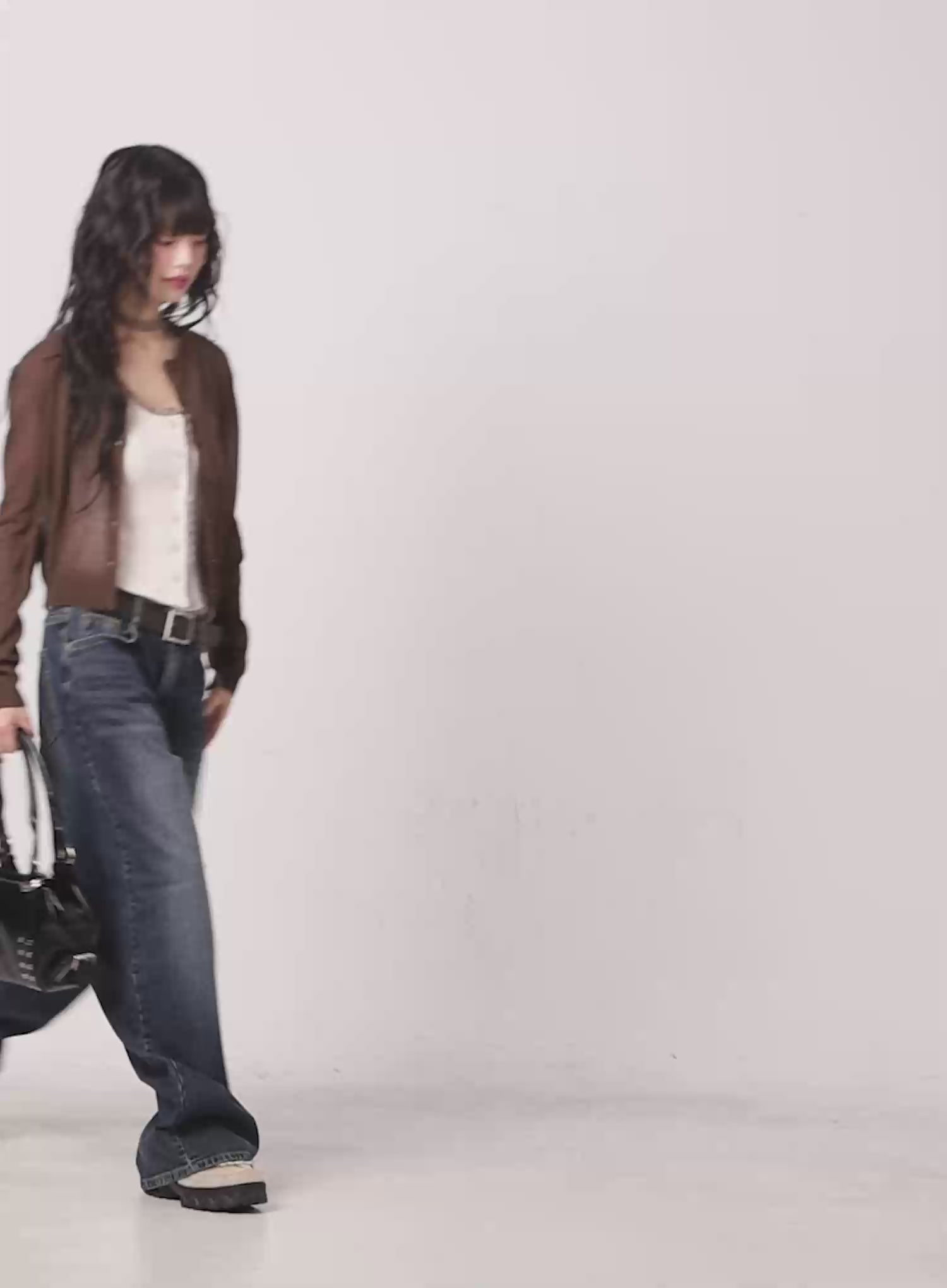 Brown Sheer Cardigan IL531