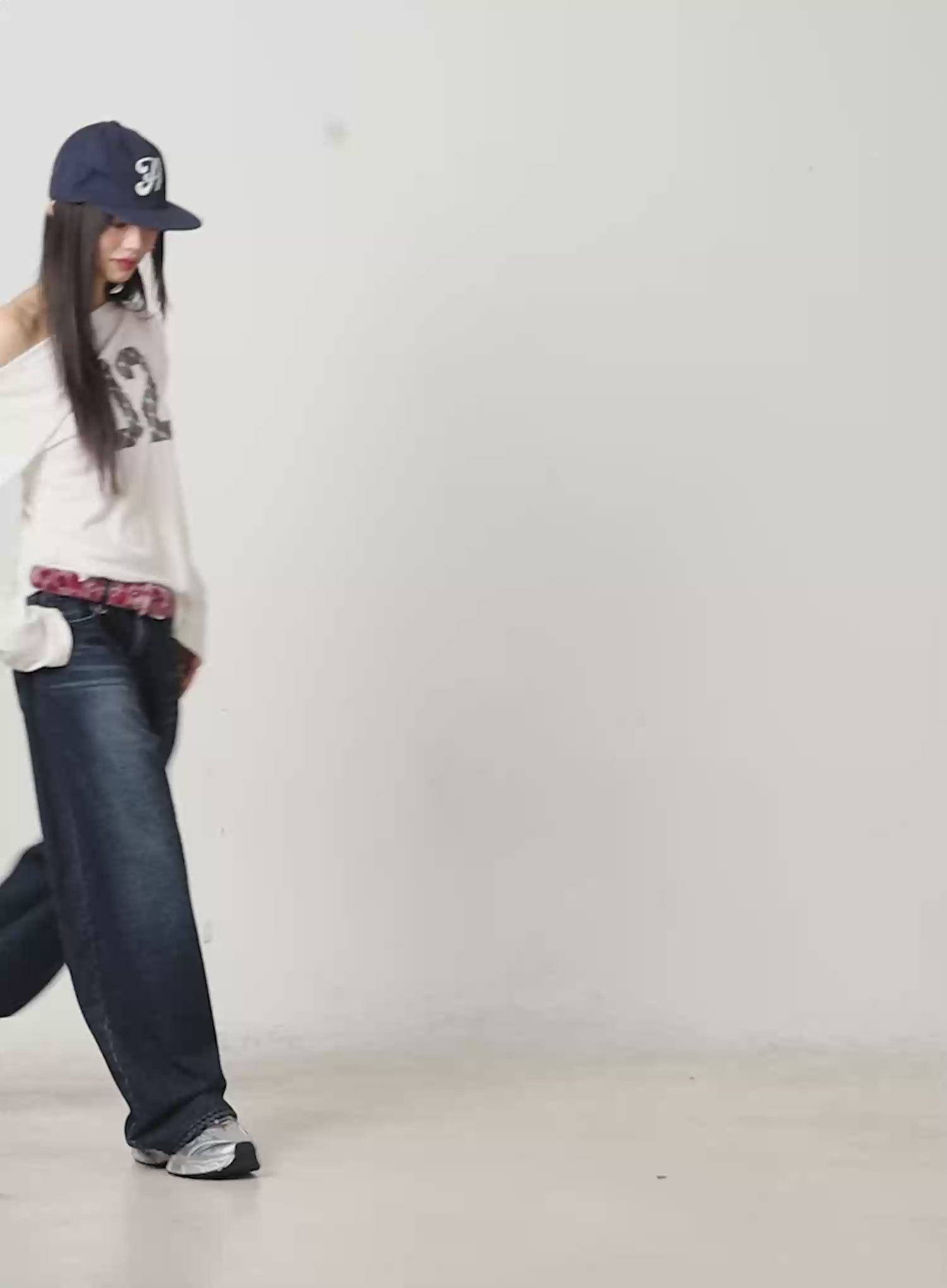 Amina Wide Leg Fleece Jeans CD522