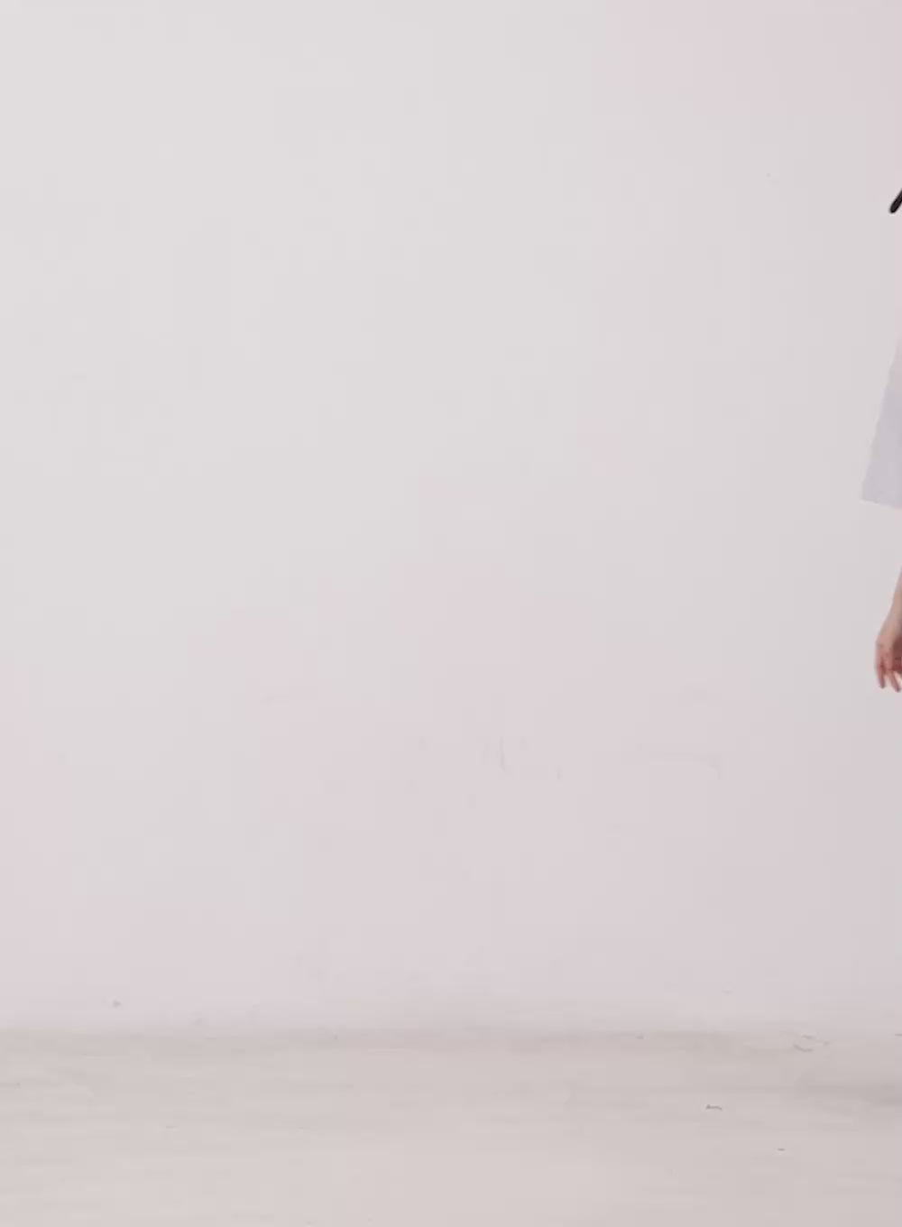 Nylon Pintuck Wide-Leg Pants CY521