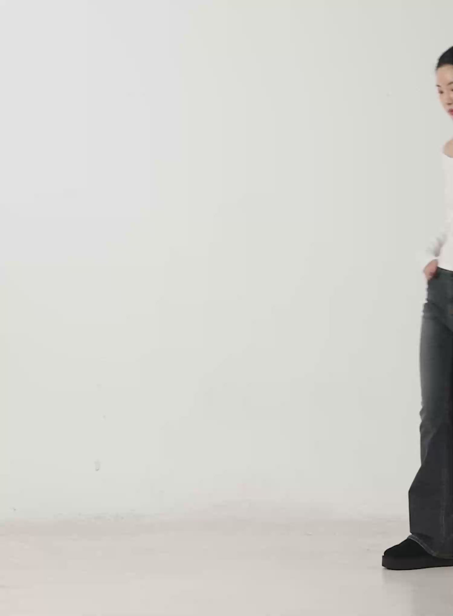 Studded Boat Neck Long Sleeve Top CD509