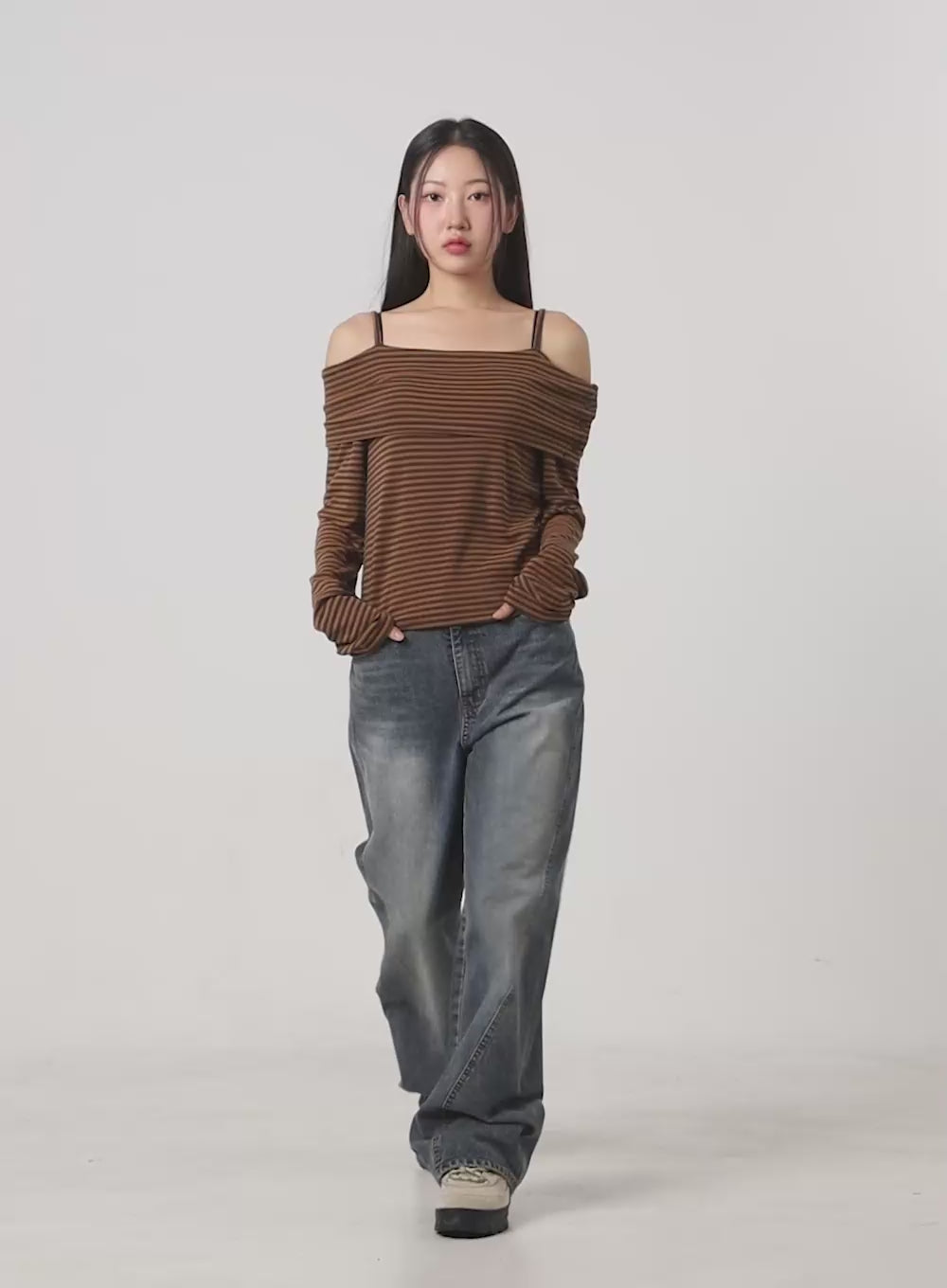 Irie Wide Fit Denim Chic Jeans CS424