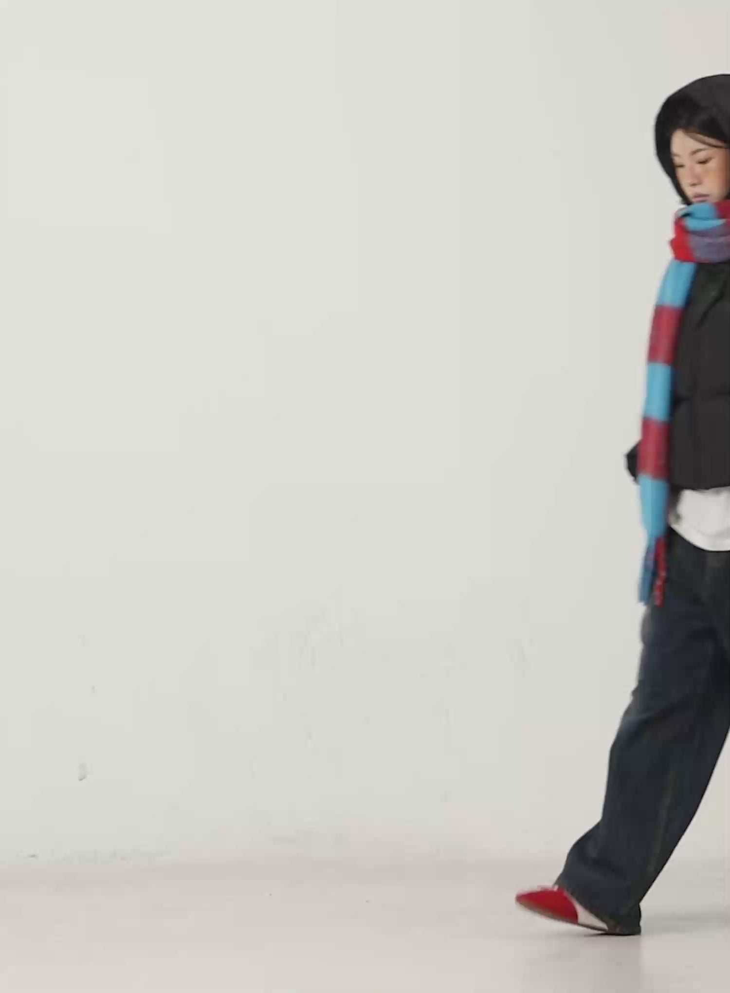 High Neck Cropped Puffer Jacket CN513