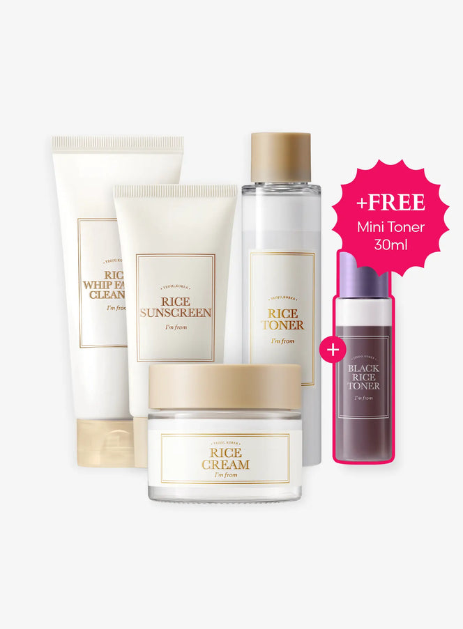 I’m From Rice 4-Step Glow Set