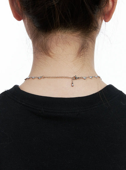 Heart Charm Necklace IN514