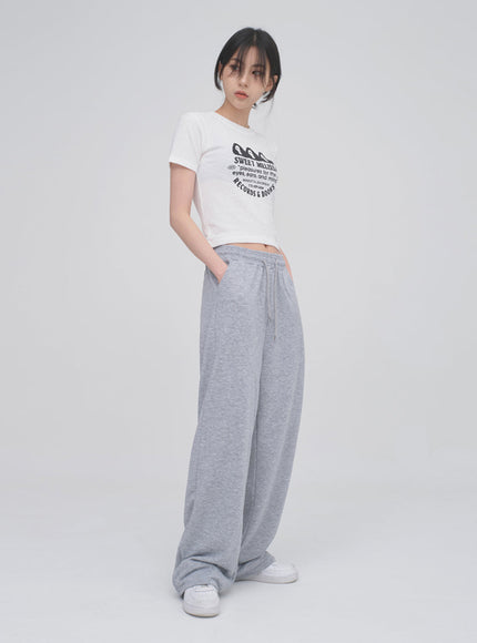 Wide Leg Track Pants CM03