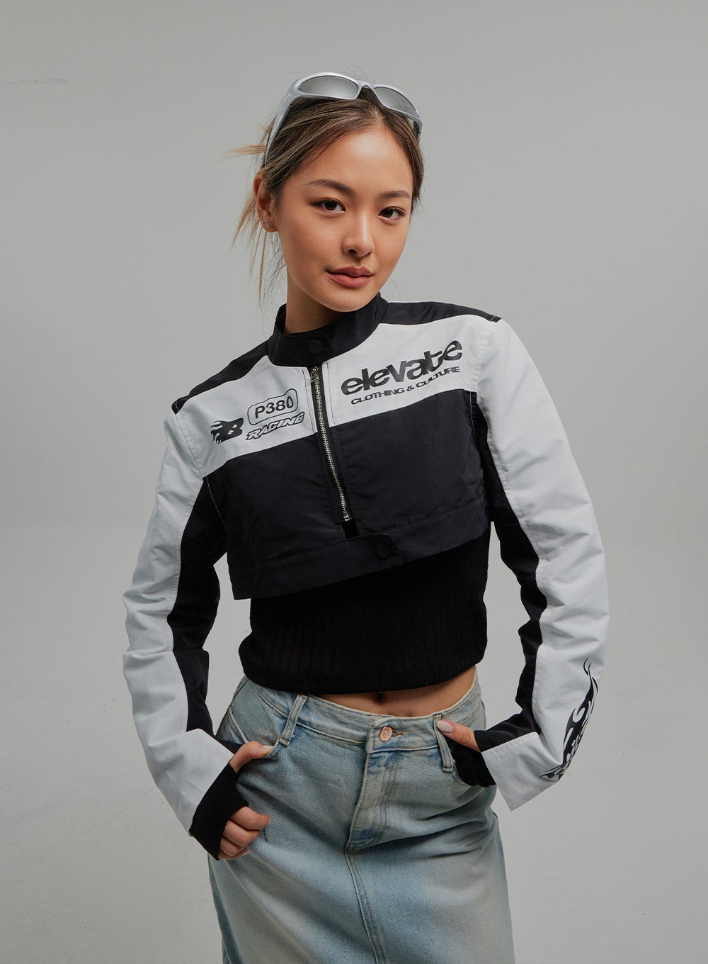 Cropped Racing Jacket CF313