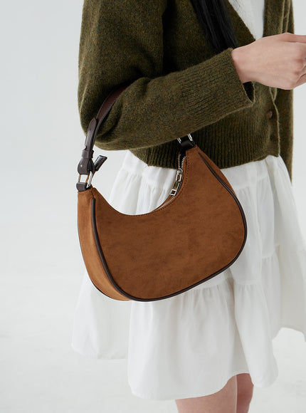 Half Moon Zipper Mini Bag OO25