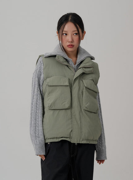 Pocket Puffer Waistcoat Unisex CN01