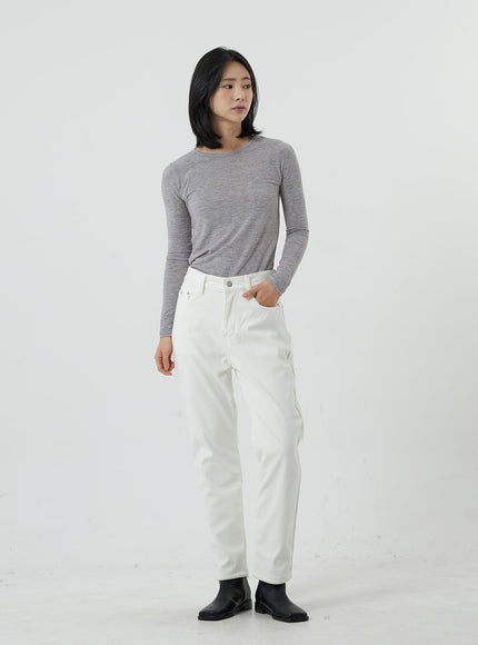 Round Neck Long Sleeve Top OD08